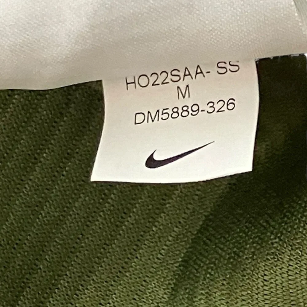 Nike PRO Shirt Mens M Green Dri Fit Training Pullover Tech Activewear DM5889-226